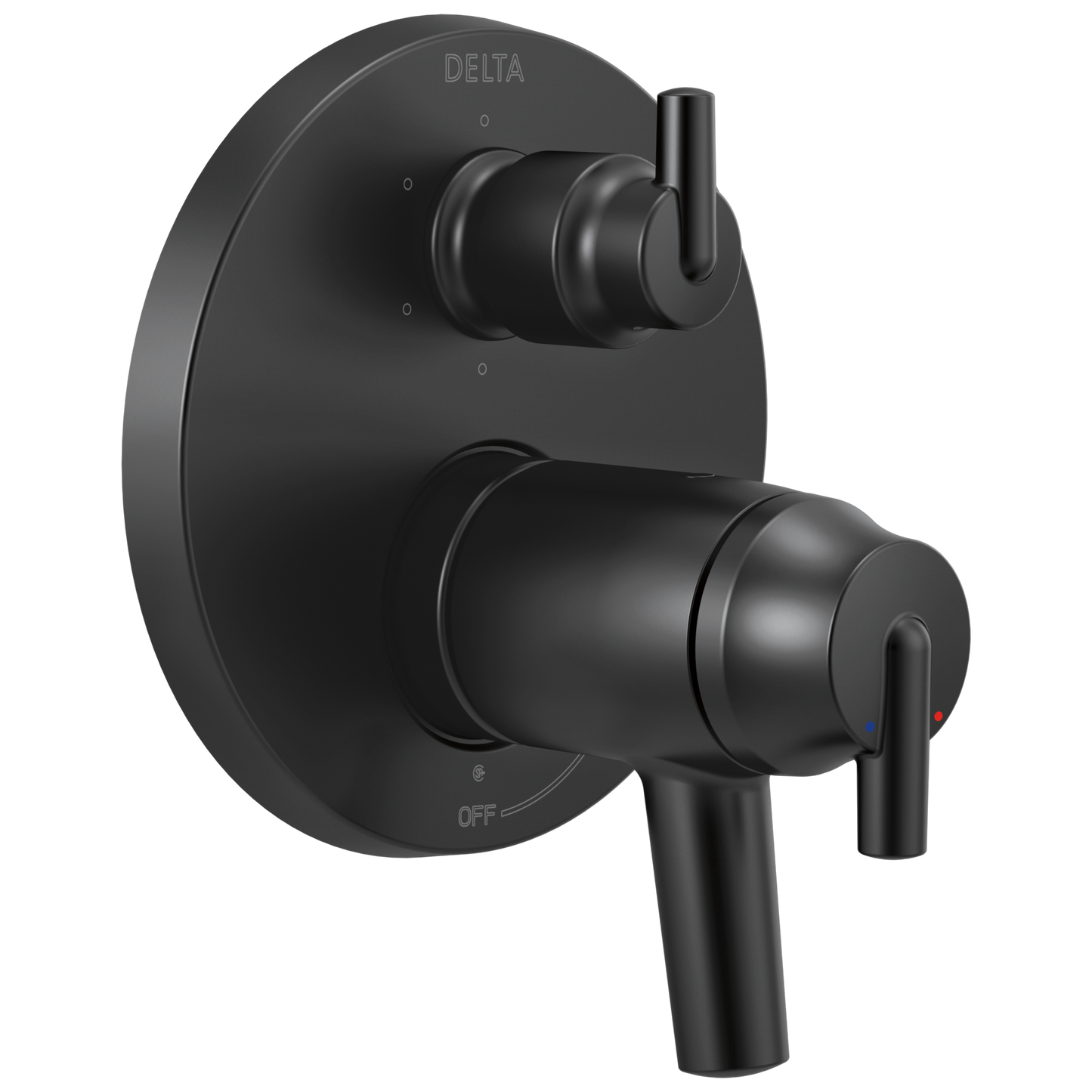 Contemporary TempAssure 17T Series Valve Trim with 6-Setting Integrated Diverter