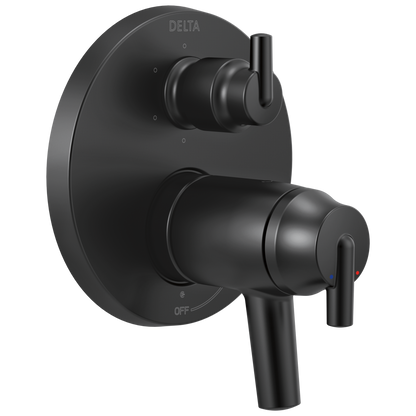 Contemporary TempAssure 17T Series Valve Trim with 6-Setting Integrated Diverter