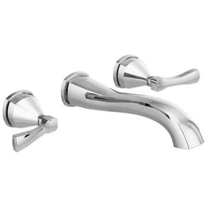 Two Handle Wall Mount Bathroom Faucet Trim