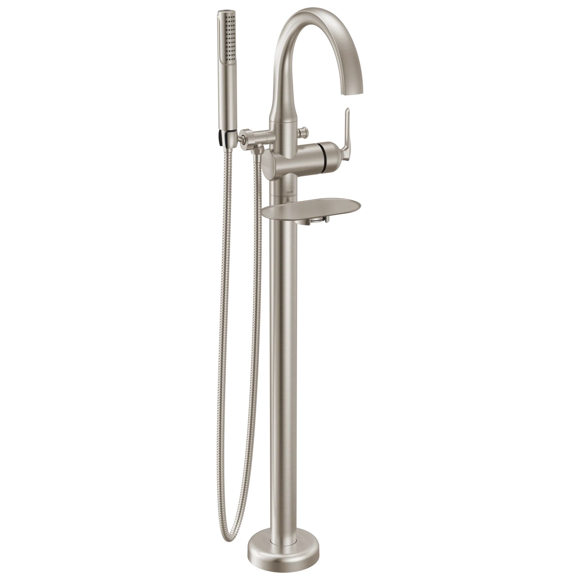 Delta Bonacci T4745 Floor Mount Tub Filler Trim - Lumicoat Stainless