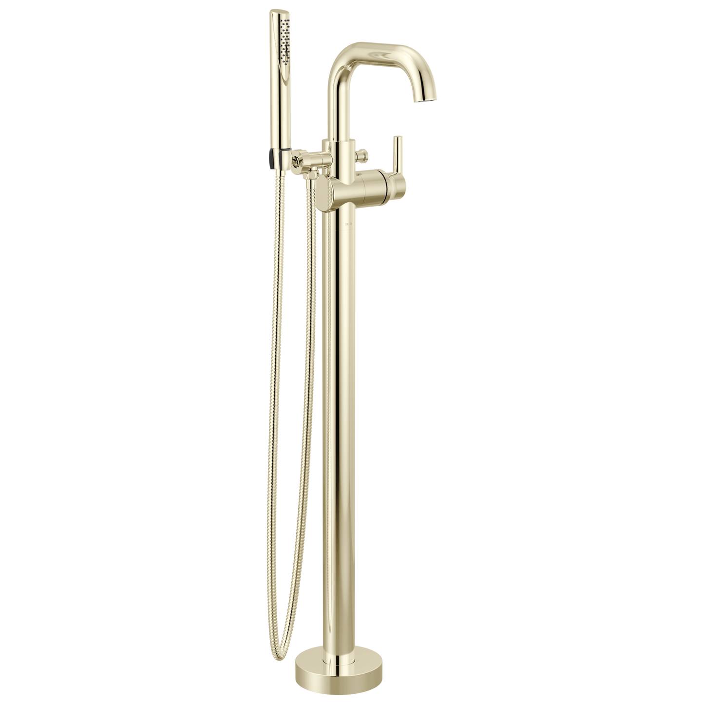 Delta Trinsic T4754 Floor Mount Tub Filler - Polished Nickel