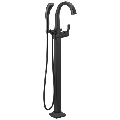 Delta Delta Stryke: Single Handle Floor Mount Tub Filler Trim