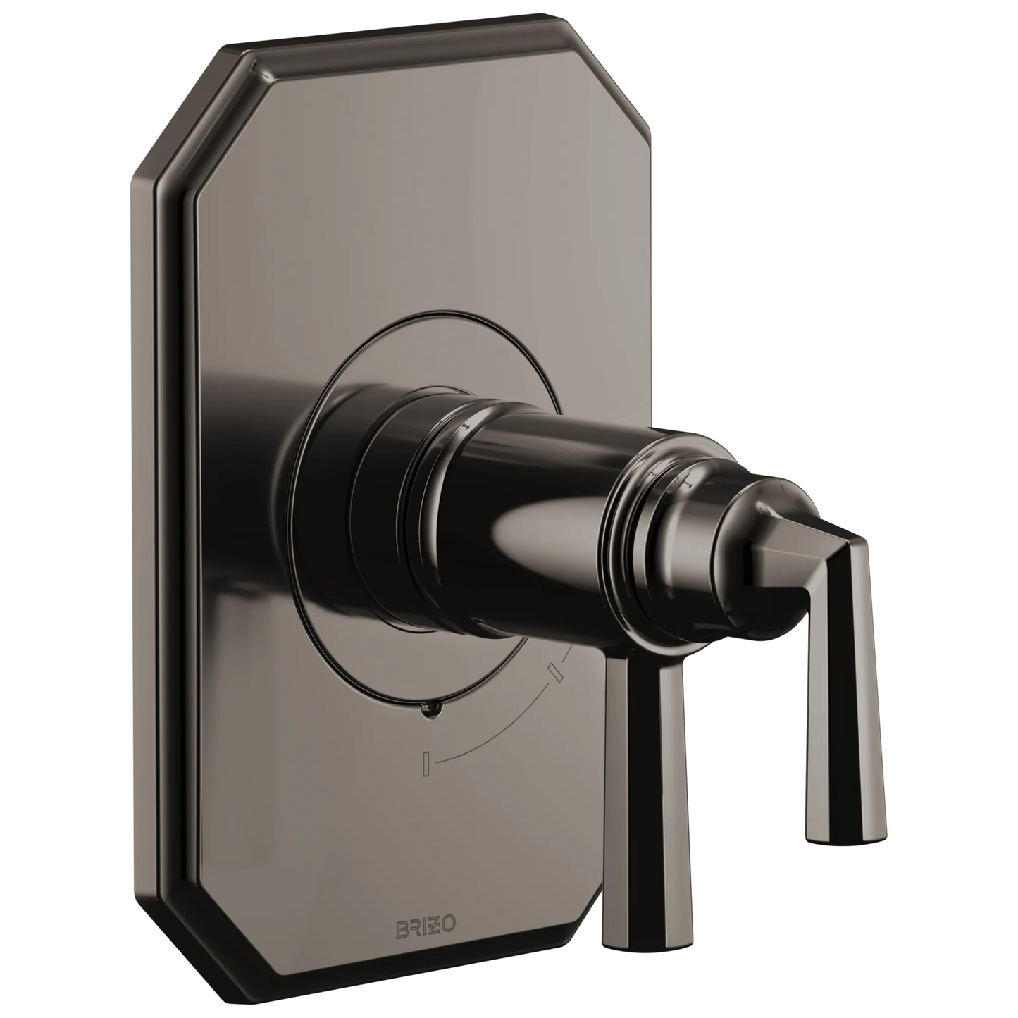 Brizo Beauclere T60065 TempAssure Thermostatic Valve Only Trim - Brilliance Black Onyx