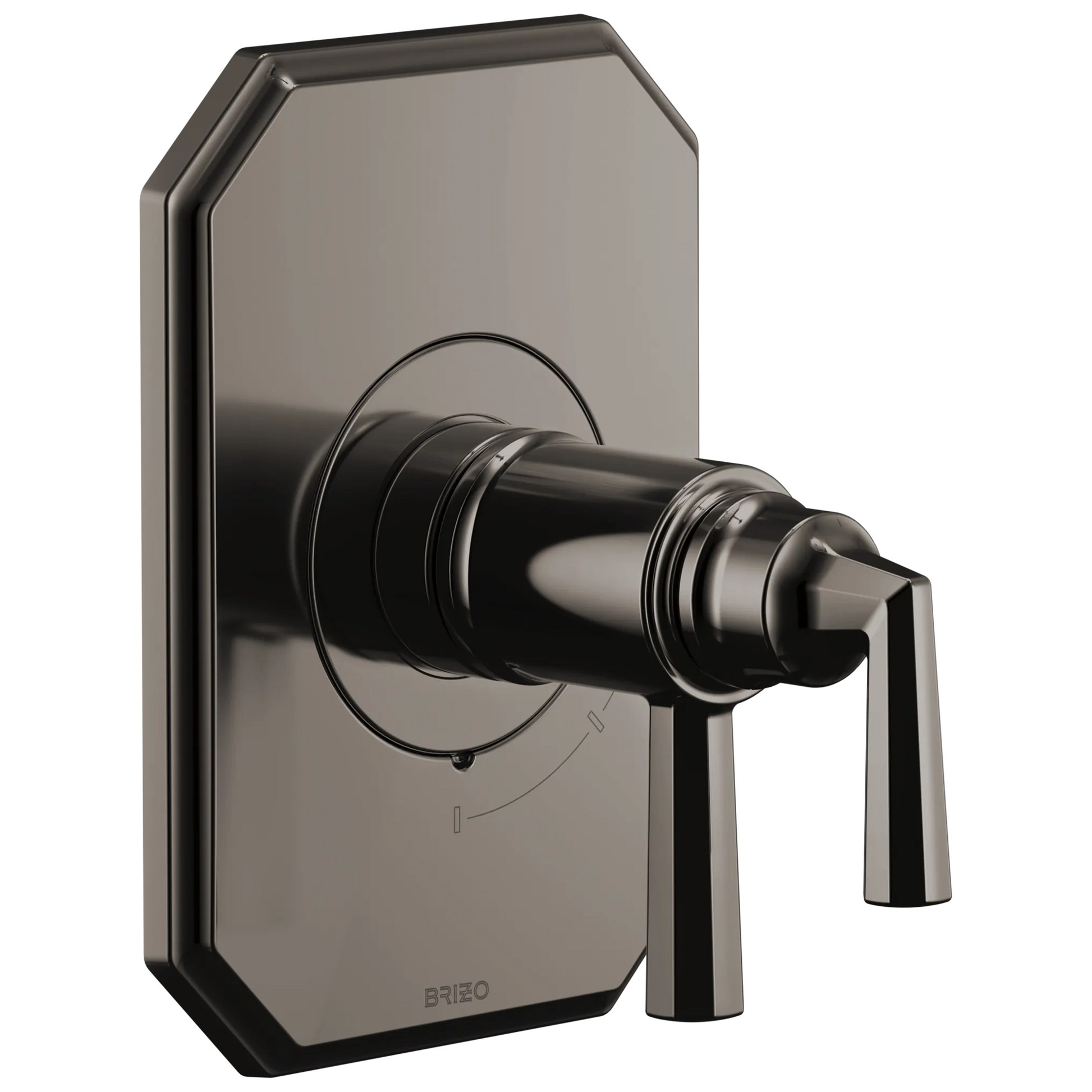 Brizo Beauclere T60065 TempAssure Thermostatic Valve Only Trim - Brilliance Black Onyx