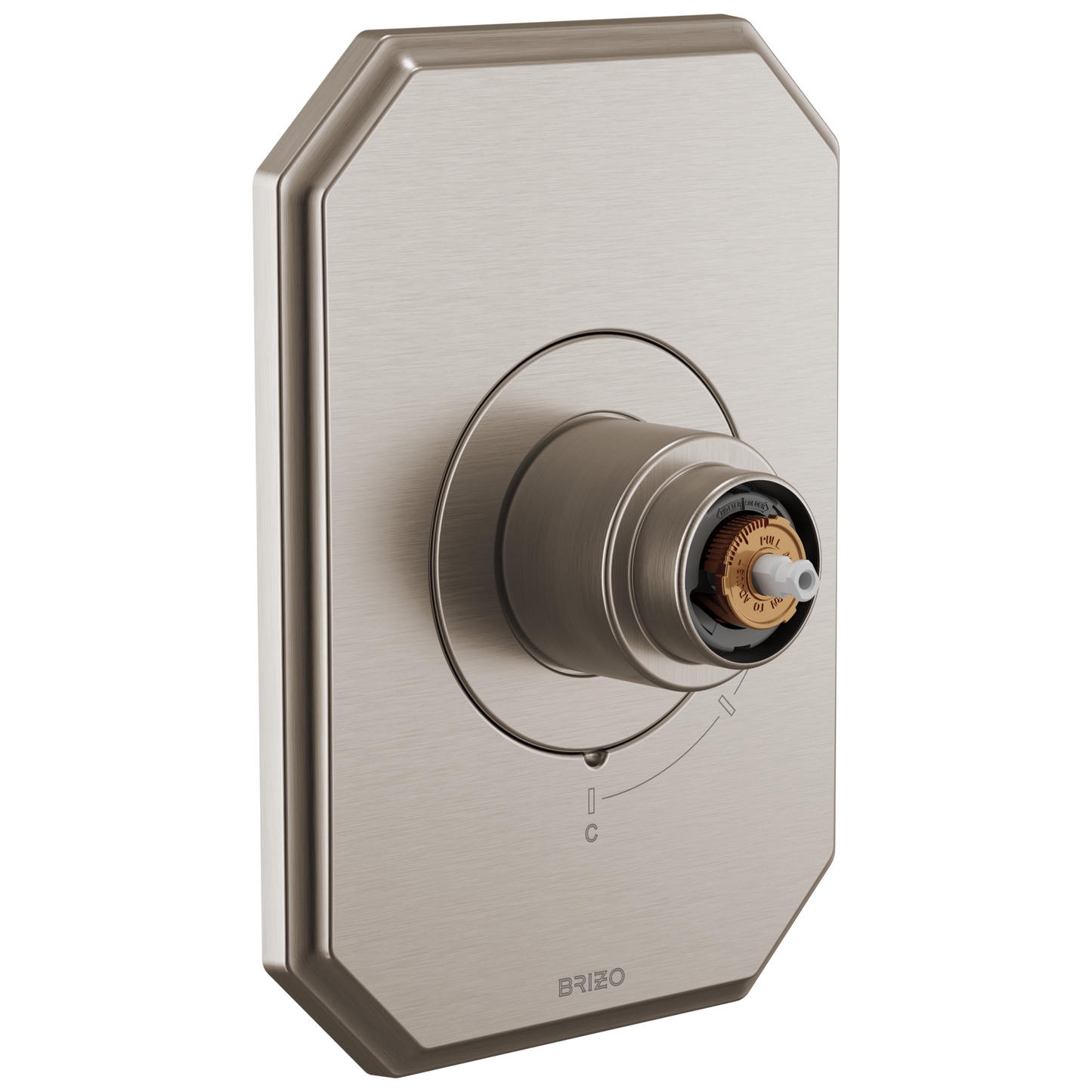 Brizo Beauclere T60P065 Pressure Balance Valve Only Trim - Less Handle - Luxe Nickel