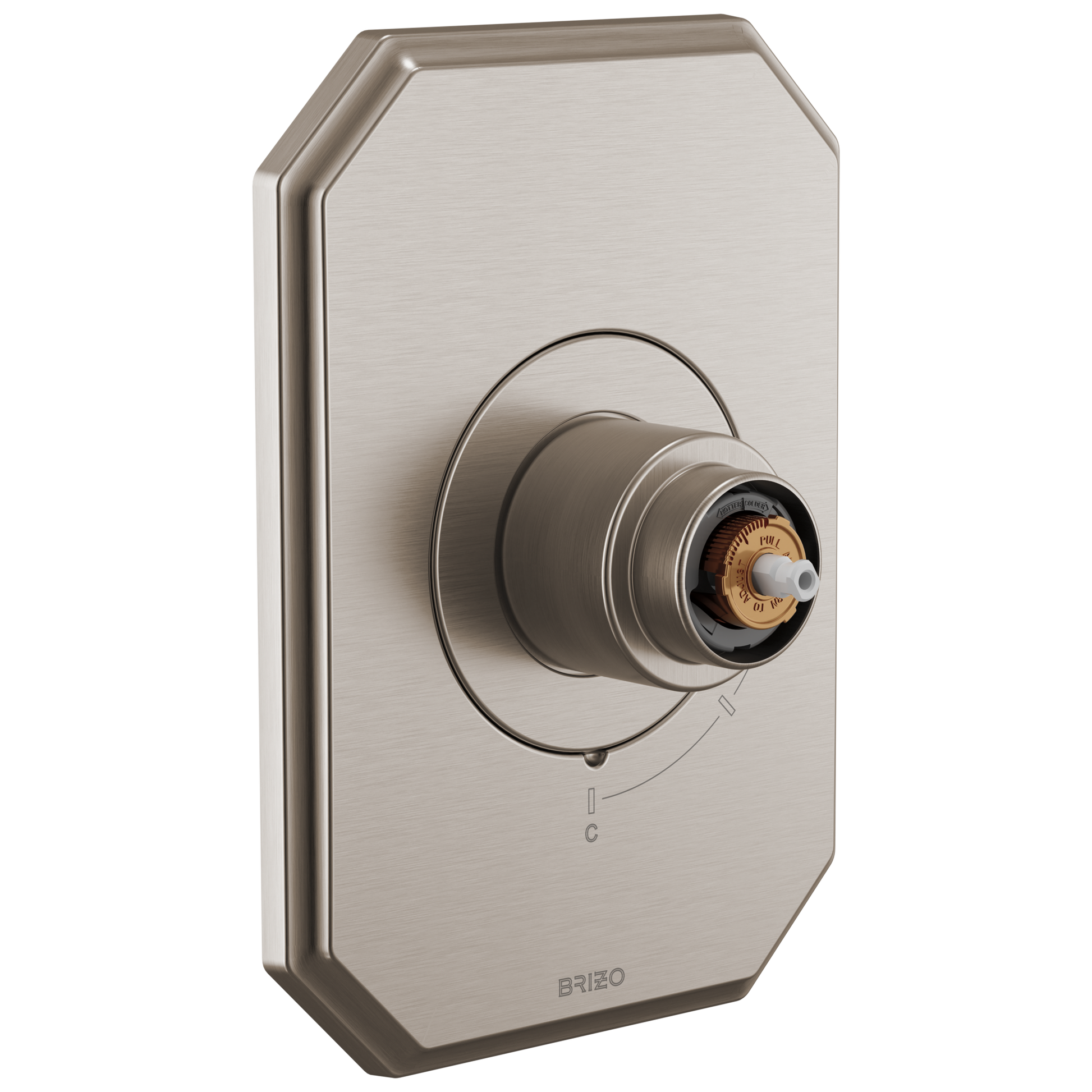 Brizo Beauclere T60P065 Pressure Balance Valve Only Trim - Less Handle - Luxe Nickel