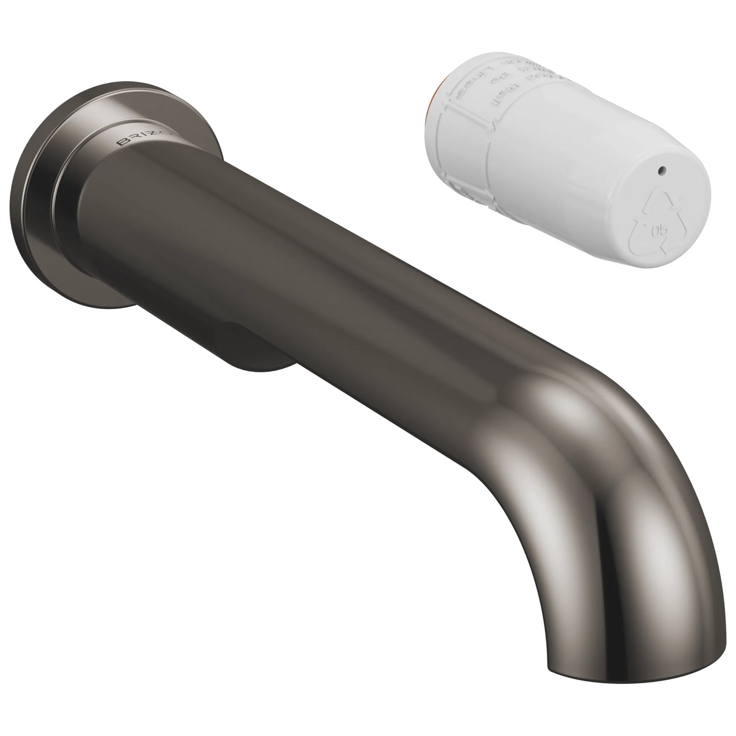 Brizo Roccesco T657110LF Single-Handle Wall Mount Lavatory Faucet - Less Handle - Brilliance Black Onyx