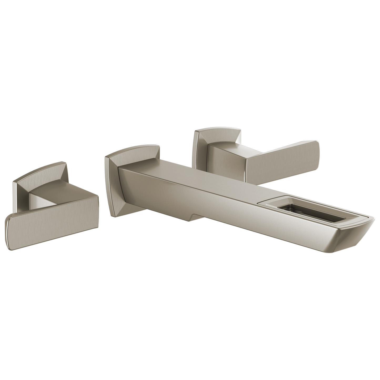 Brizo Brizo Vettis: Two-Handle Wall Mount Lavatory Faucet With Open-Flow Spout 1.2 GPM