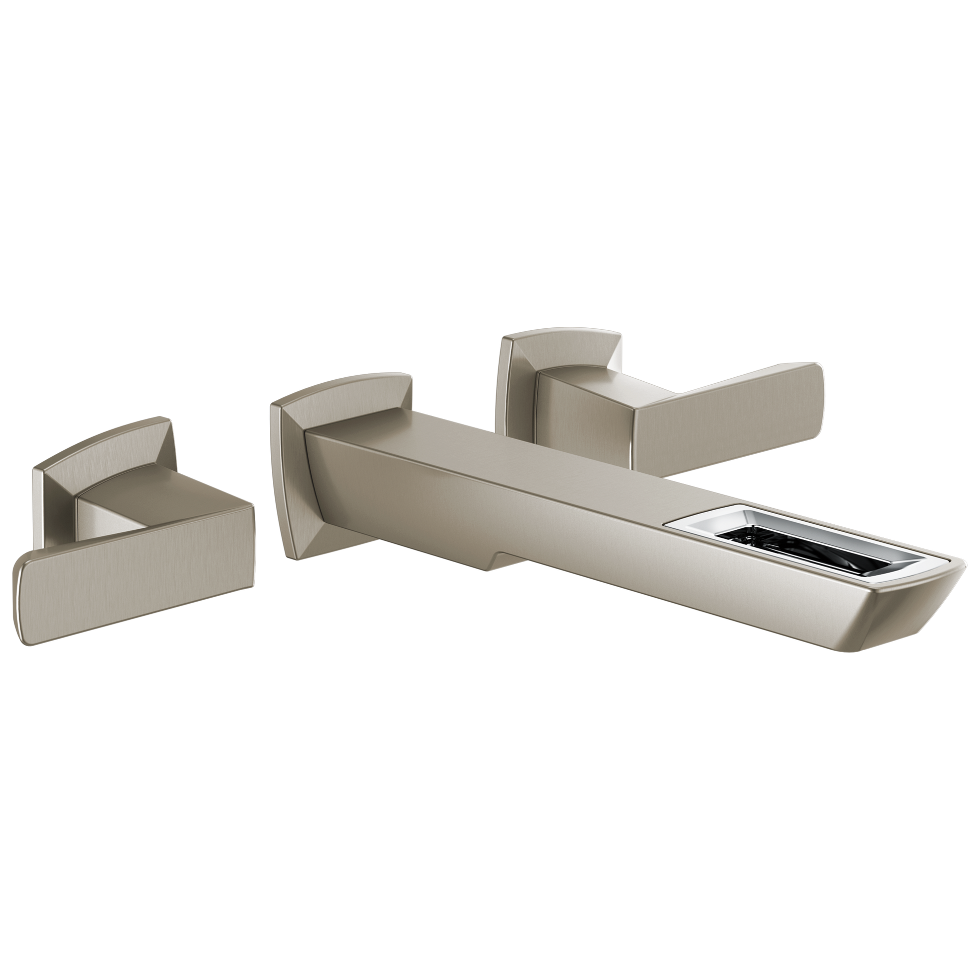 Brizo Brizo Vettis: Two-Handle Wall Mount Lavatory Faucet With Open-Flow Spout 1.2 GPM