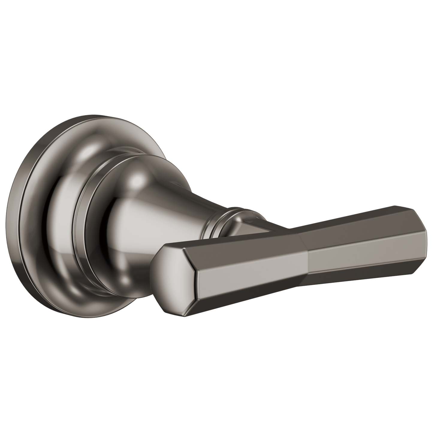 Brizo Beauclere T66666 Sensori Volume Control Trim with Cross Handle - Brilliance Black Onyx
