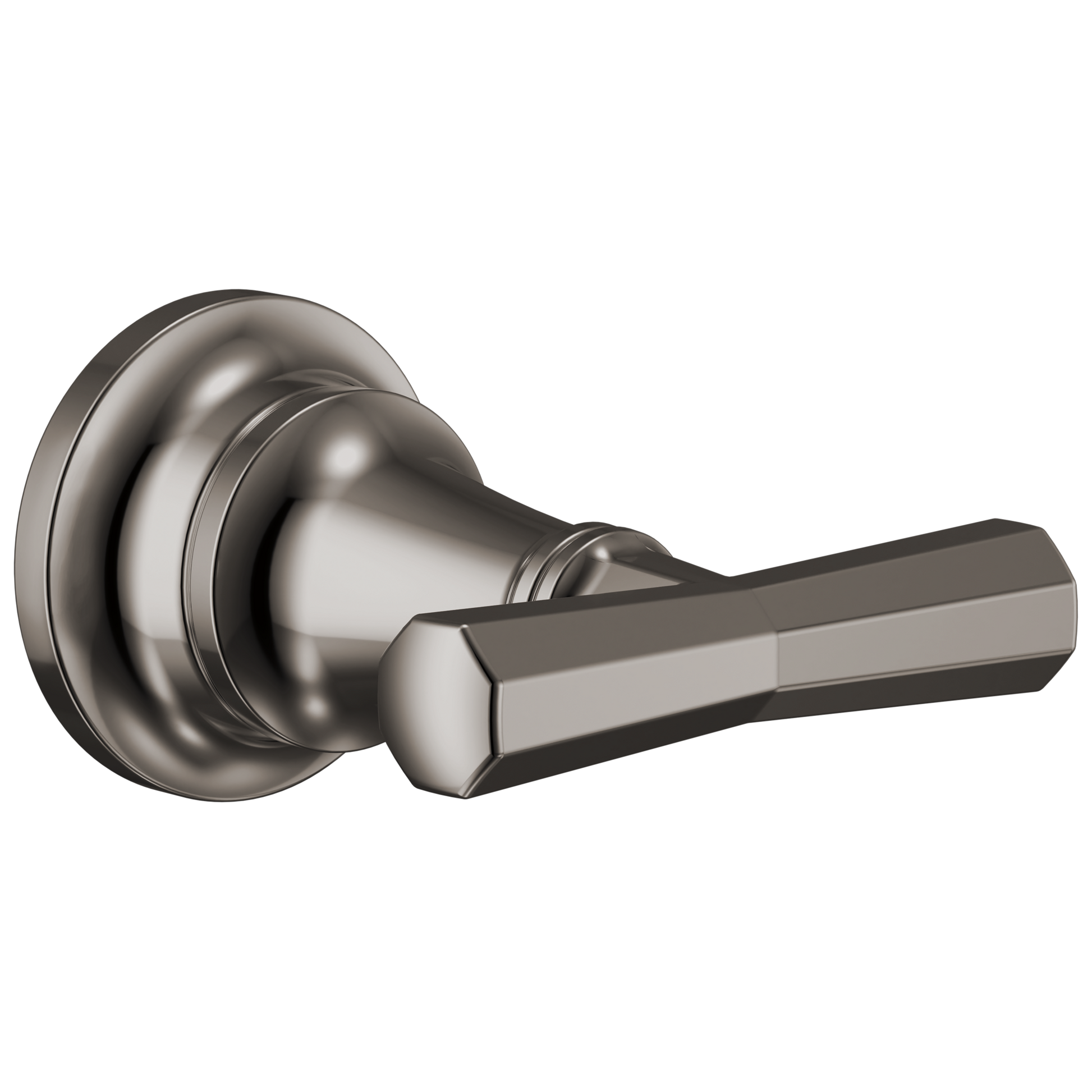 Brizo Beauclere T66666 Sensori Volume Control Trim with Cross Handle - Brilliance Black Onyx