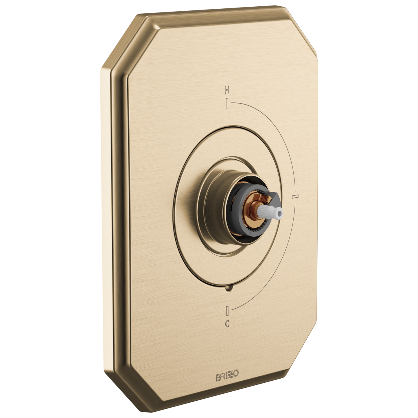 Brizo Beauclere T66T065 Sensori Thermostatic Valve Trim - Less Handle - Luxe Gold