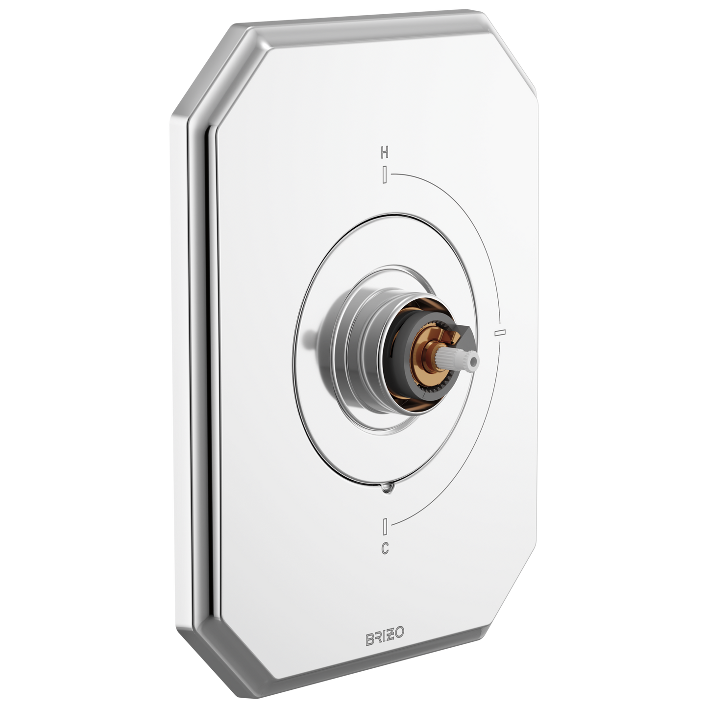 Brizo Beauclere T66T065 Sensori Thermostatic Valve Trim - Less Handle - Chrome