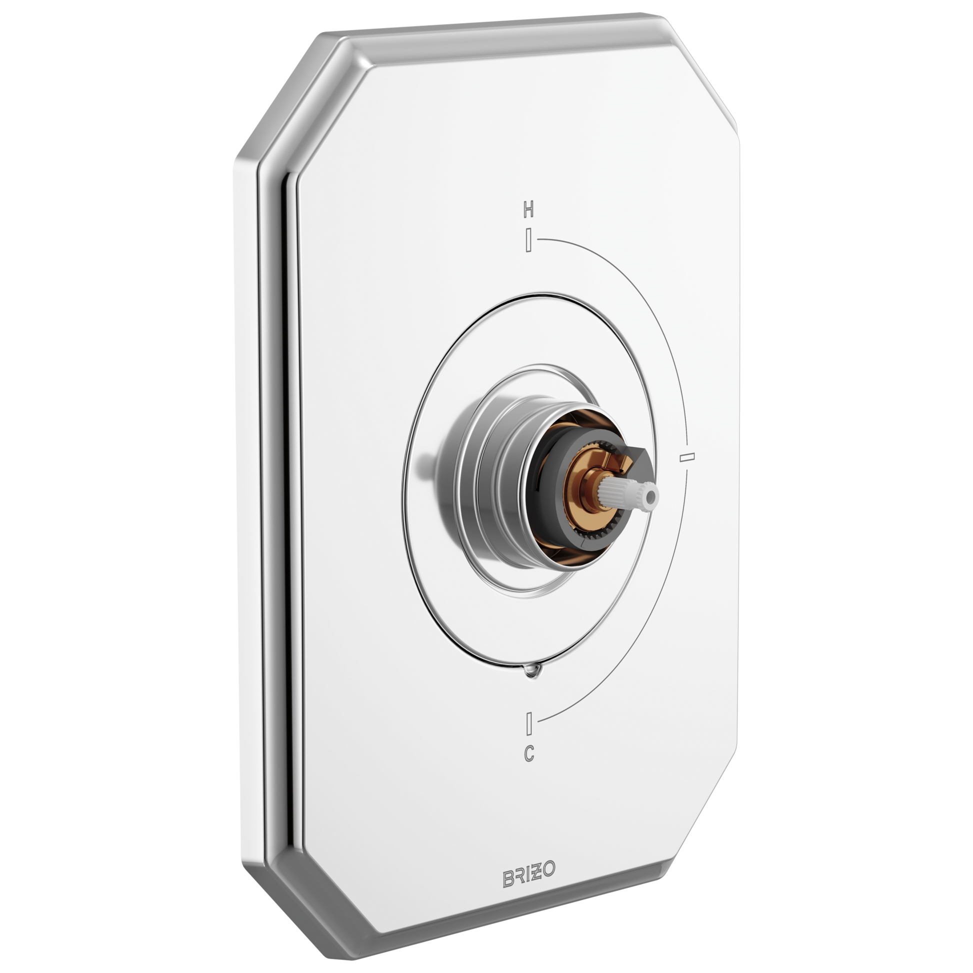 Brizo Beauclere T66T065 Sensori Thermostatic Valve Trim - Less Handle - Chrome