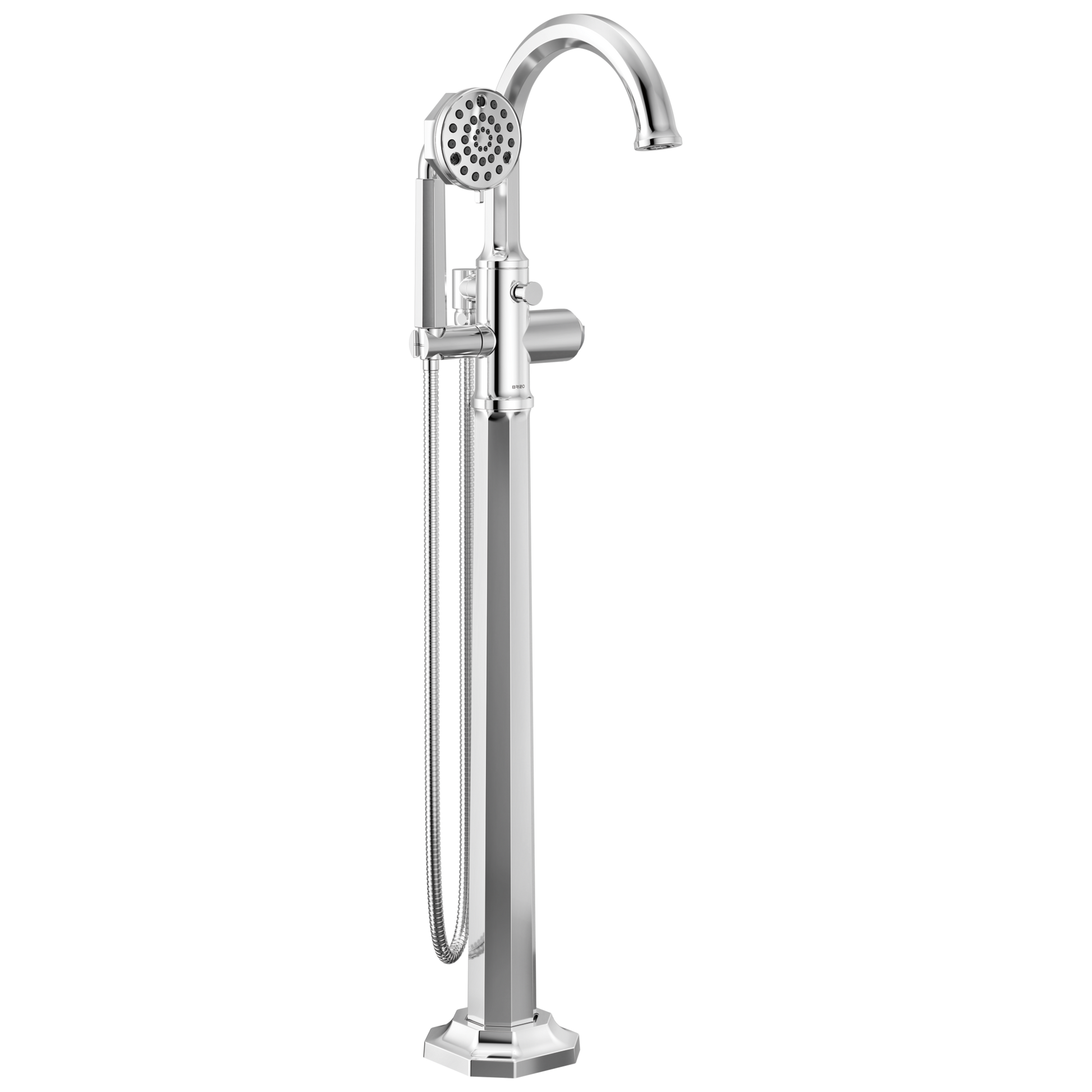 Brizo Beauclere T70165 Single-Handle Freestanding Tub Filler - Less Handle - Chrome