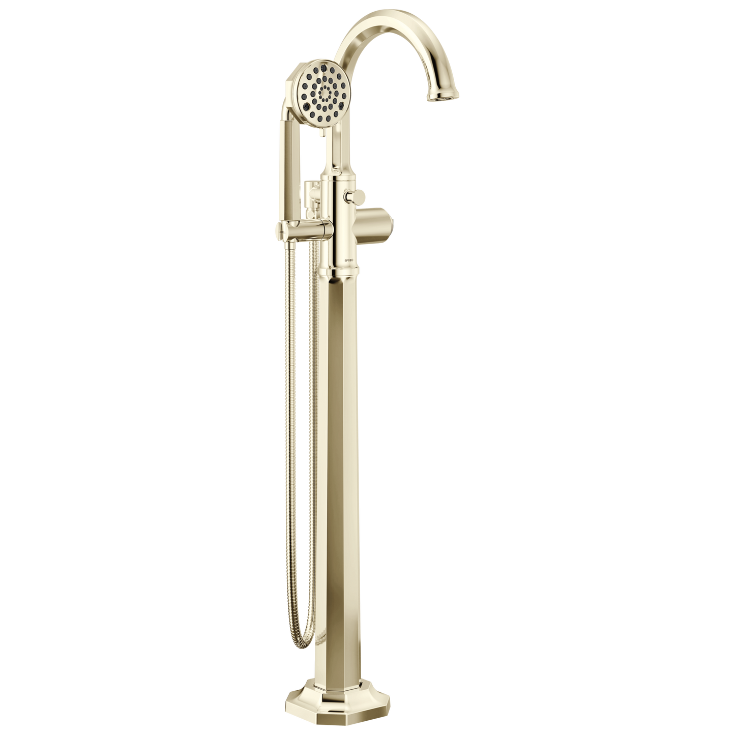 Brizo Beauclere T70165 Single-Handle Freestanding Tub Filler - Less Handle - Polished Nickel