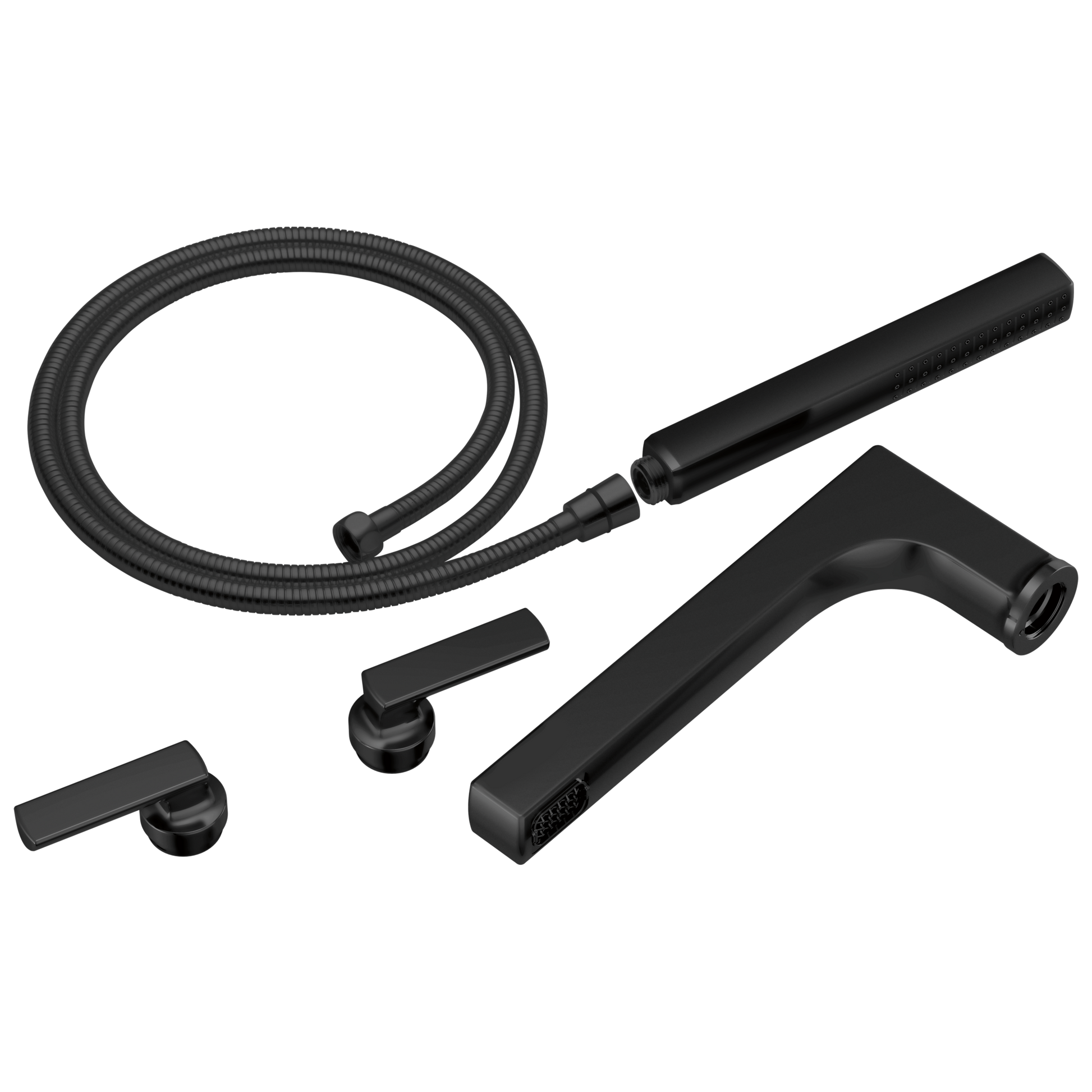 Two-Handle Tub Filler Trim Kit with Lever Handles