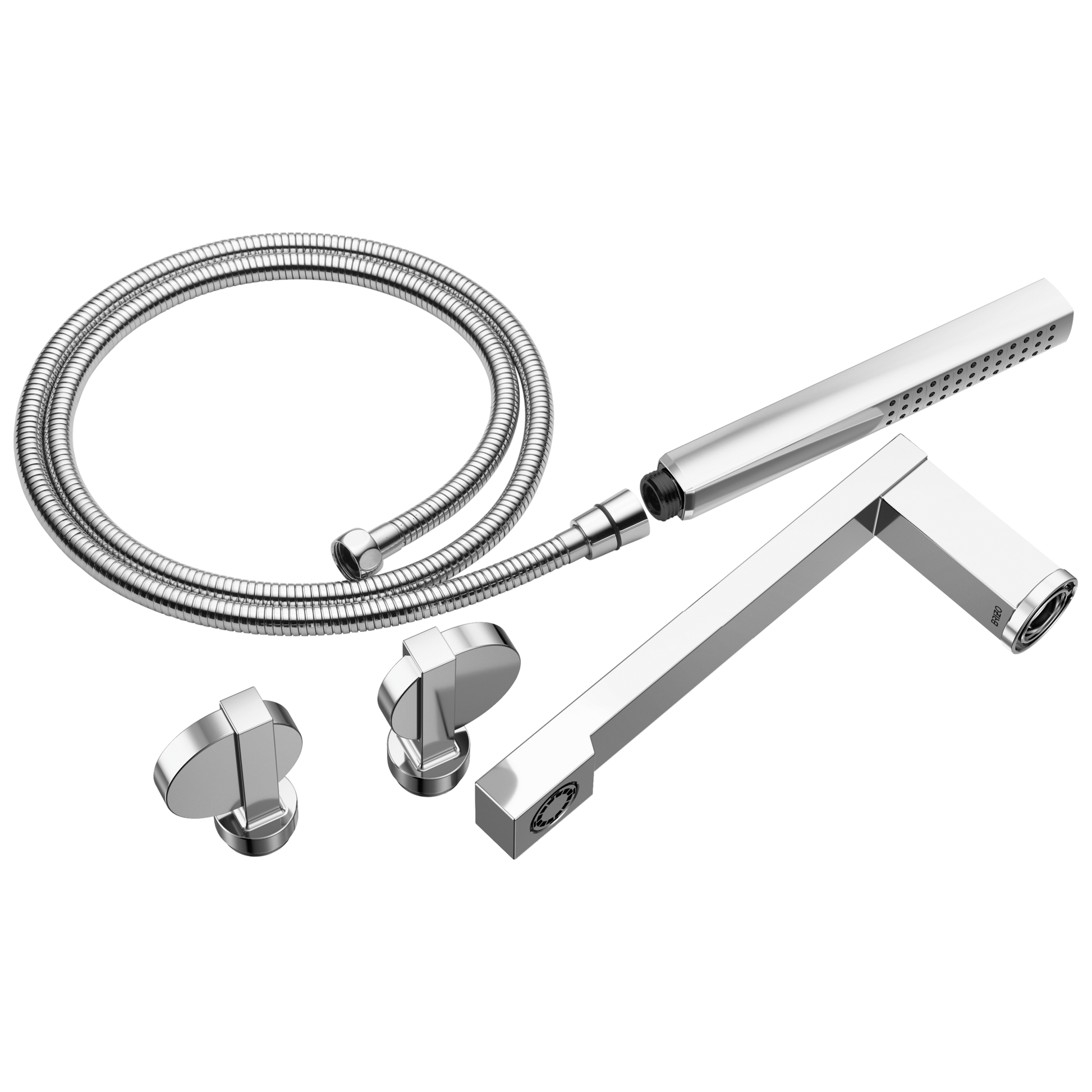 Brizo Frank Lloyd Wright T703100 Two-Handle Tub Filler Trim Kit with Lunar Handles - Chrome