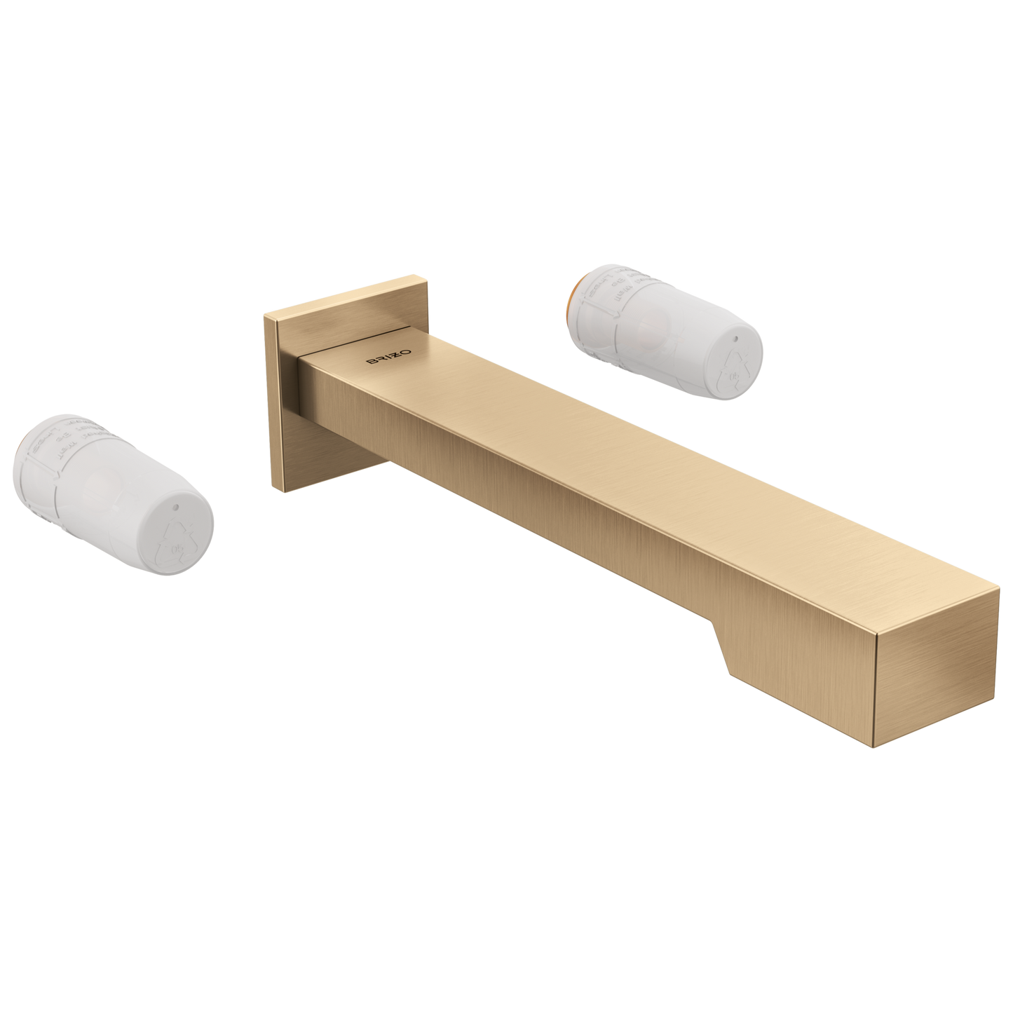 Two-Handle Wall Mount Tub Filler - Less Handles