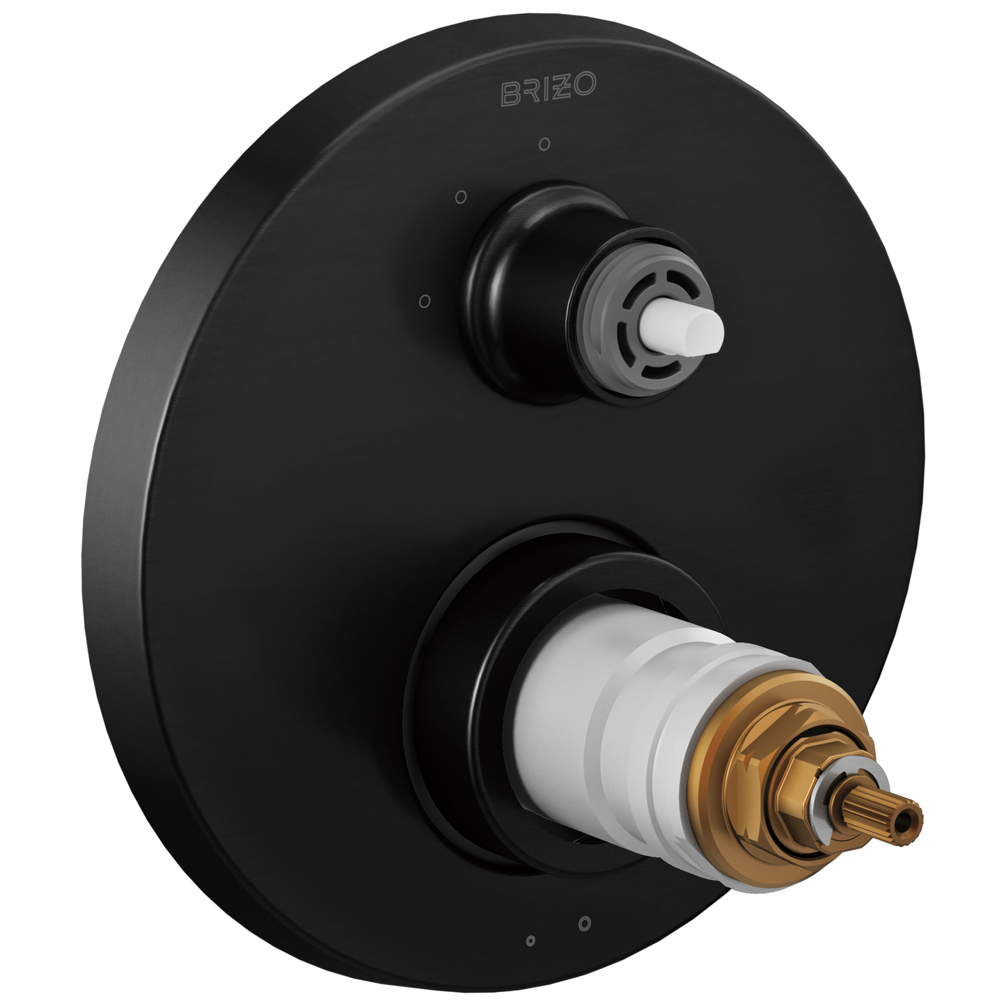 TempAssure Thermostatic Valve with 3-Function Diverter Trim - Less Handles