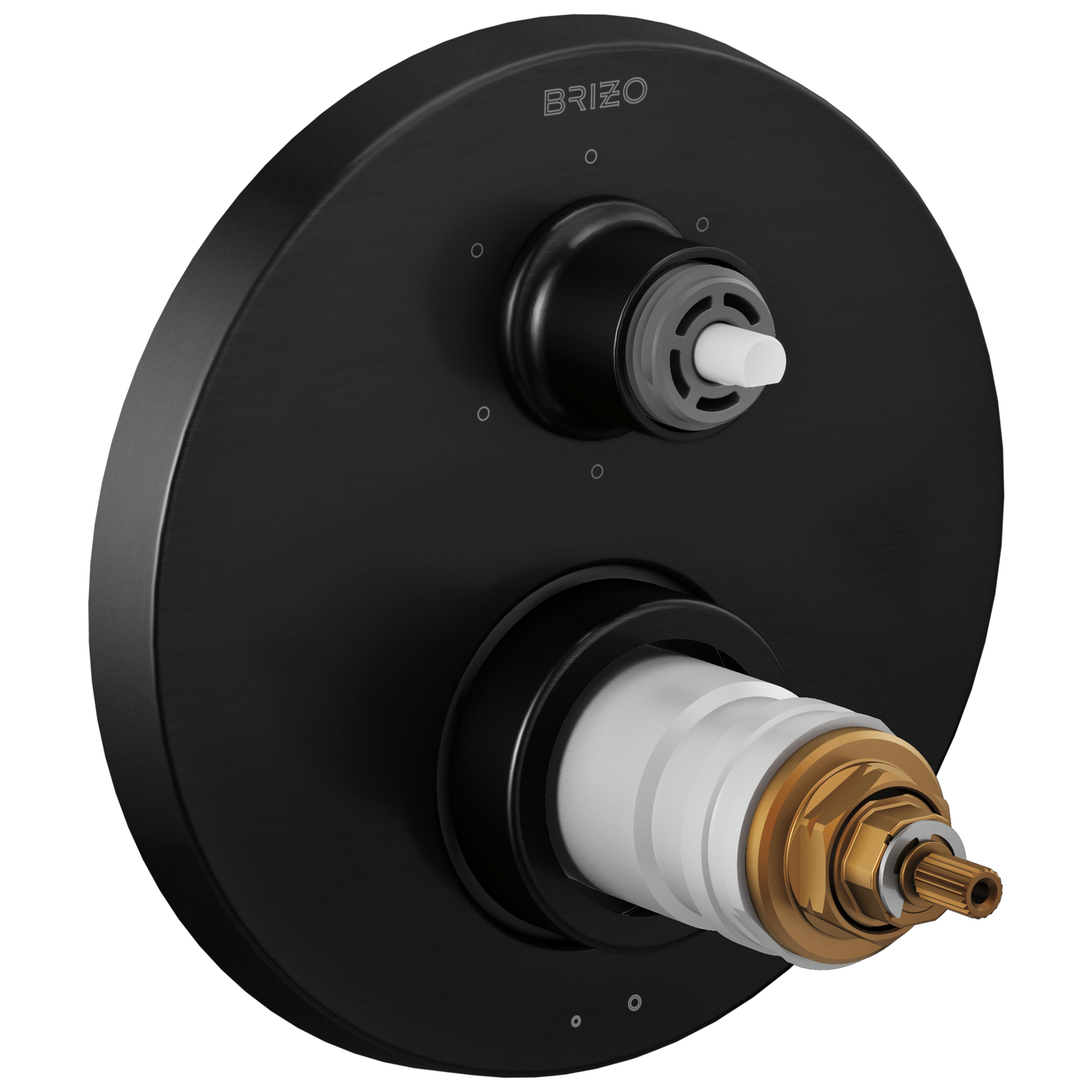 TempAssure Thermostatic Valve with 6-Function Diverter Trim - Less Handles