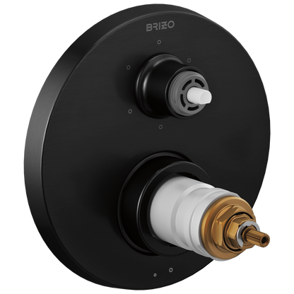 TempAssure Thermostatic Valve with 6-Function Diverter Trim - Less Handles