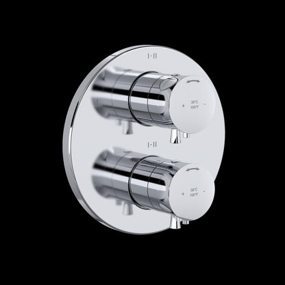 Riobel TEDTM46 Edge 3/4" Therm & Pressure Balance Trim with 6 Functions