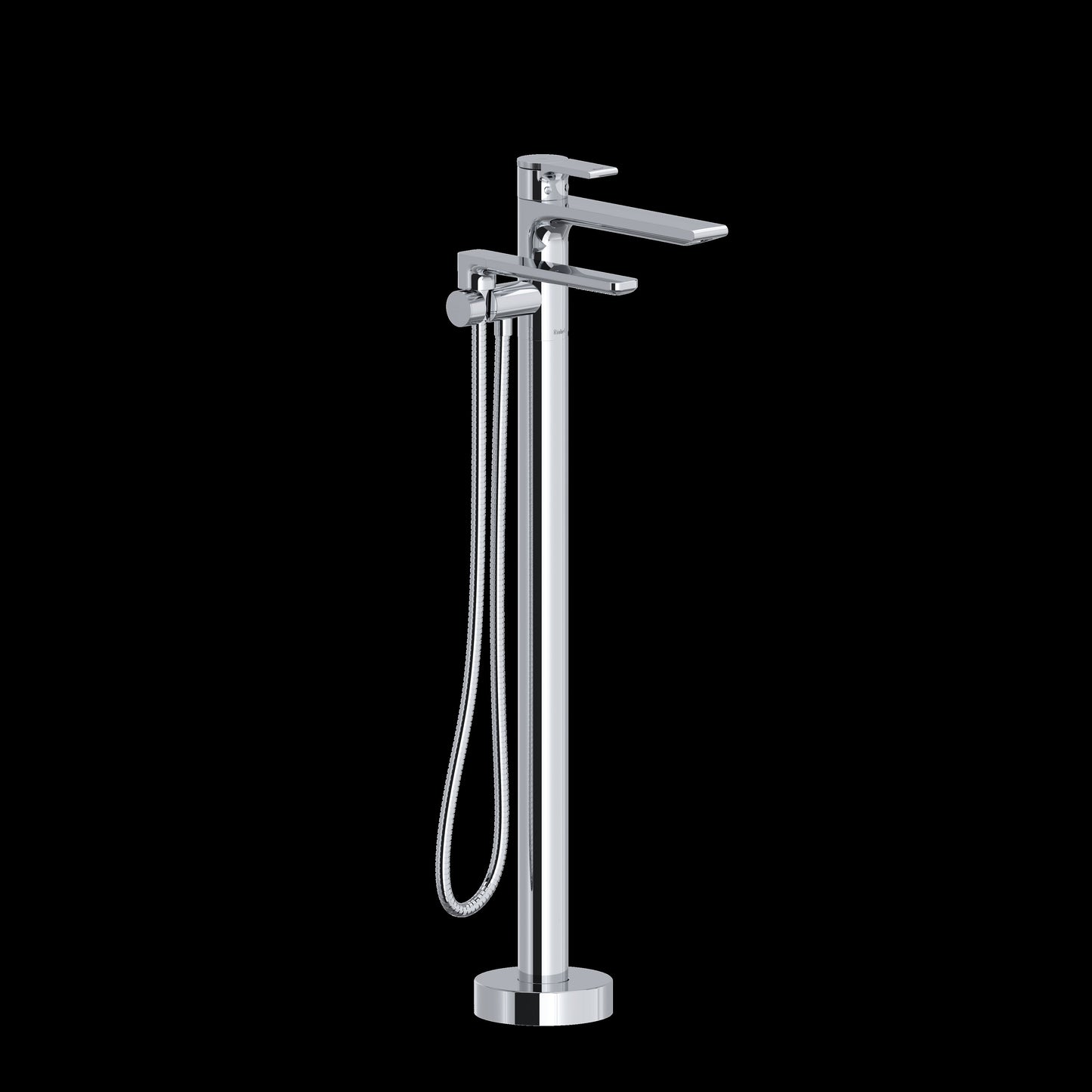 Riobel TFR39 Fresk Single Hole Floor Mount Tub Filler Trim