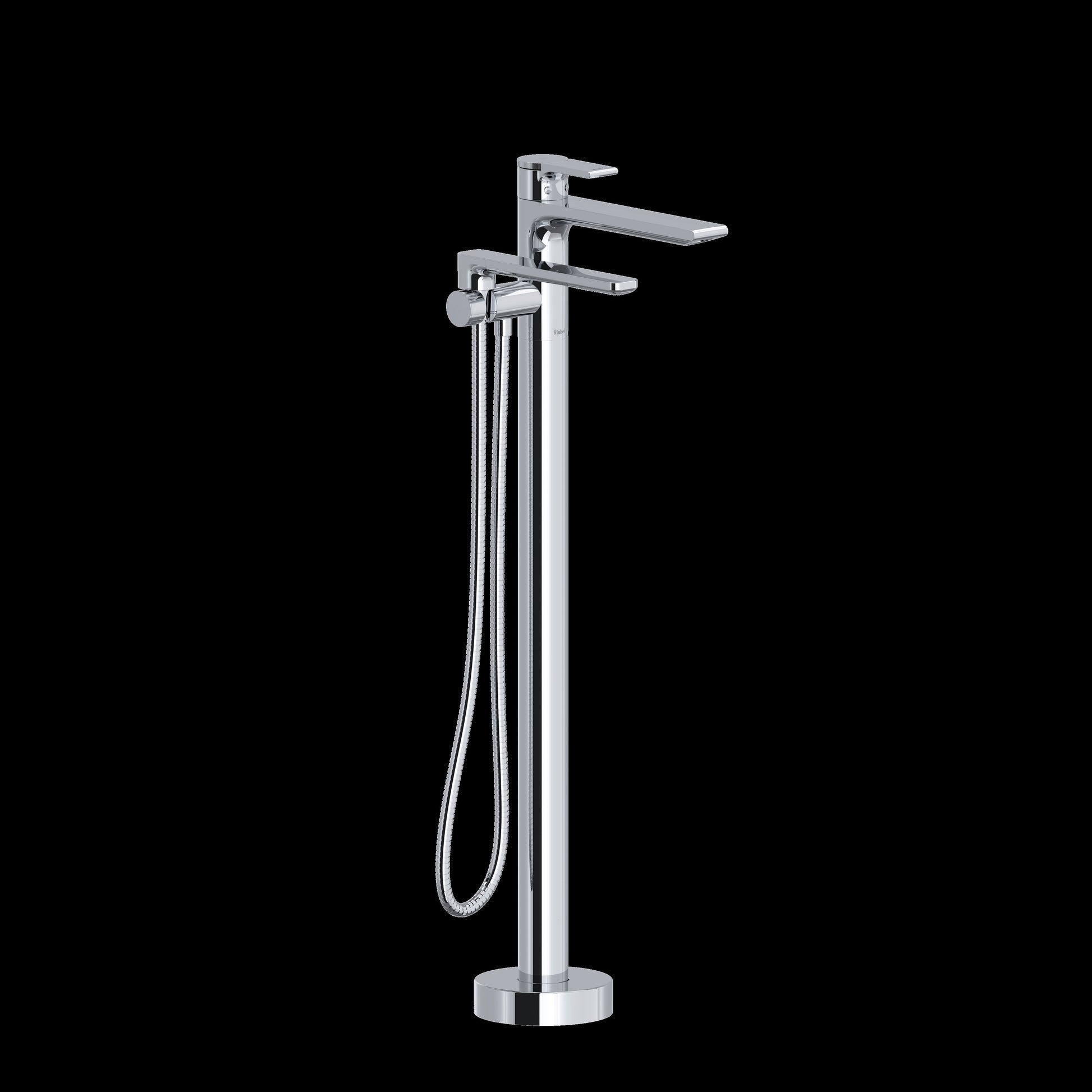Riobel TFR39 Fresk Single Hole Floor Mount Tub Filler Trim