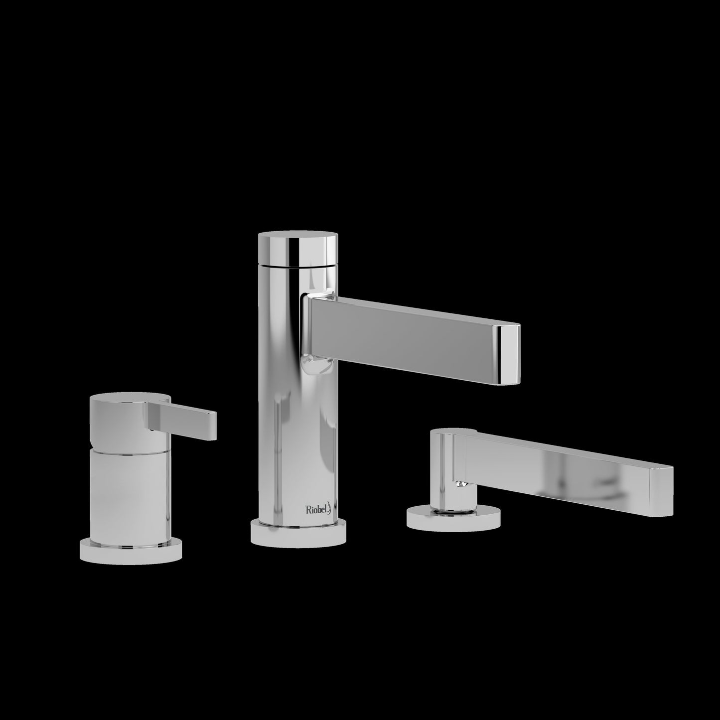 Riobel TPX16 Paradox 3-Hole Deck Mount Tub Filler Trim