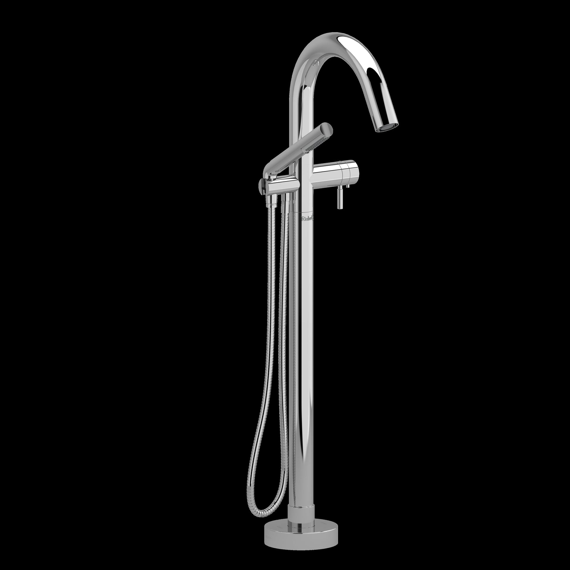 Riobel TRU39 Riu Single Hole Floor Mount Tub Filler Trim