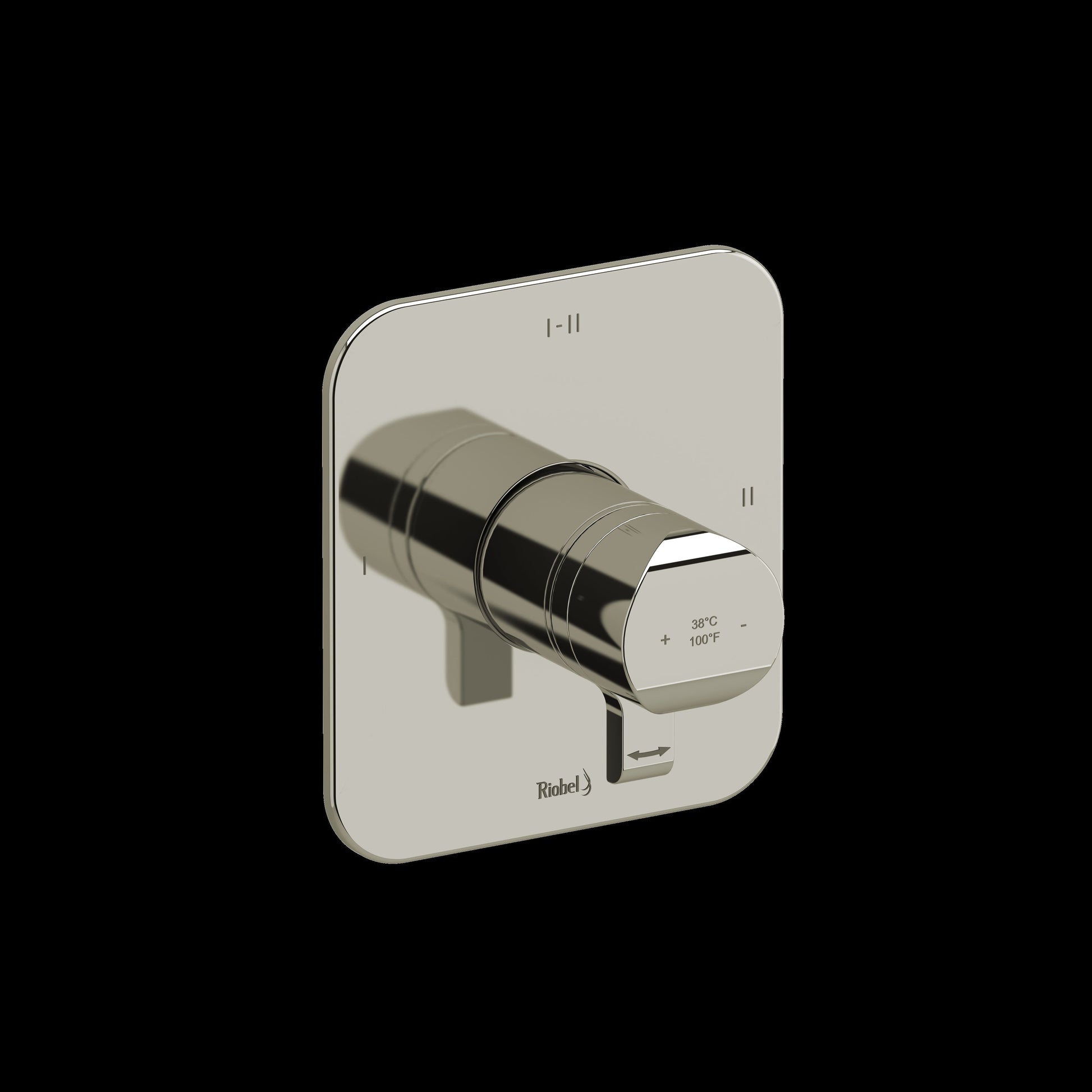Riobel TSA23 Salomé 1/2" Therm & Pressure Balance Trim with 3 Functions