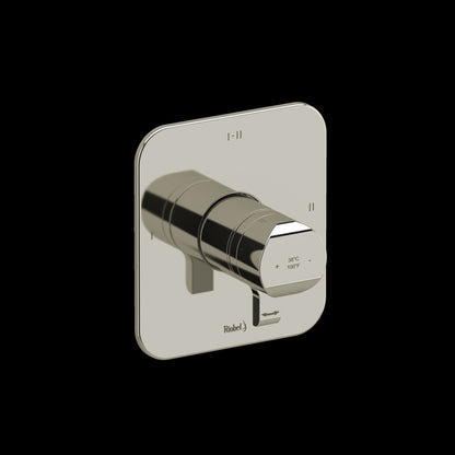 Riobel TSA23 Salomé 1/2" Therm & Pressure Balance Trim with 3 Functions