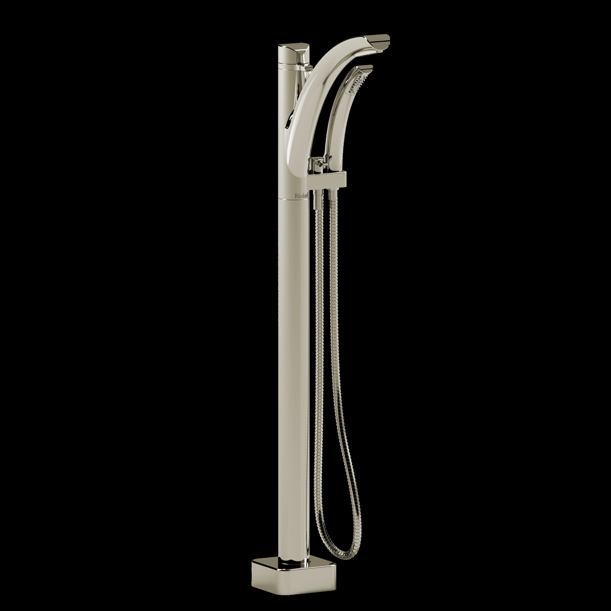Riobel TSA37 Salomé Single Hole Floor Mount Tub Filler Trim