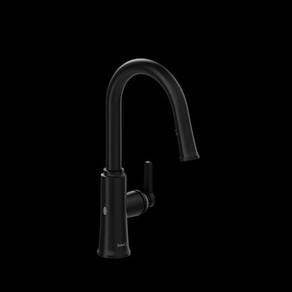 Riobel TTRD111 Trattoria Pull-Down Touchless Kitchen Faucet with C-Spout