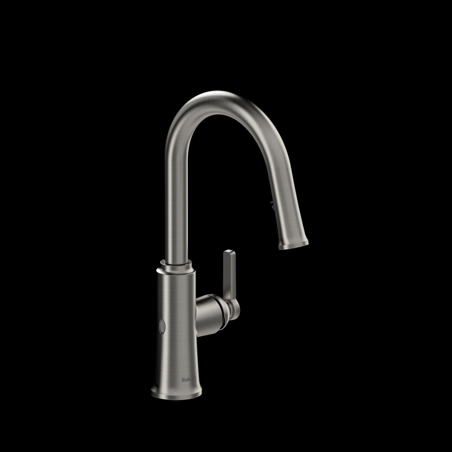 Riobel TTRD111 Trattoria Pull-Down Touchless Kitchen Faucet with C-Spout