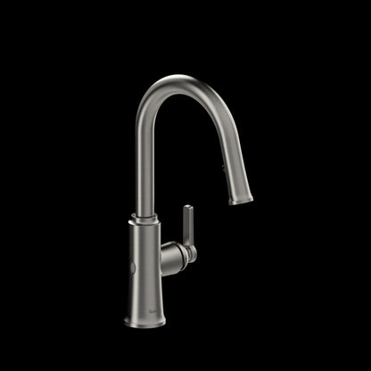 Riobel TTRD111 Trattoria Pull-Down Touchless Kitchen Faucet with C-Spout