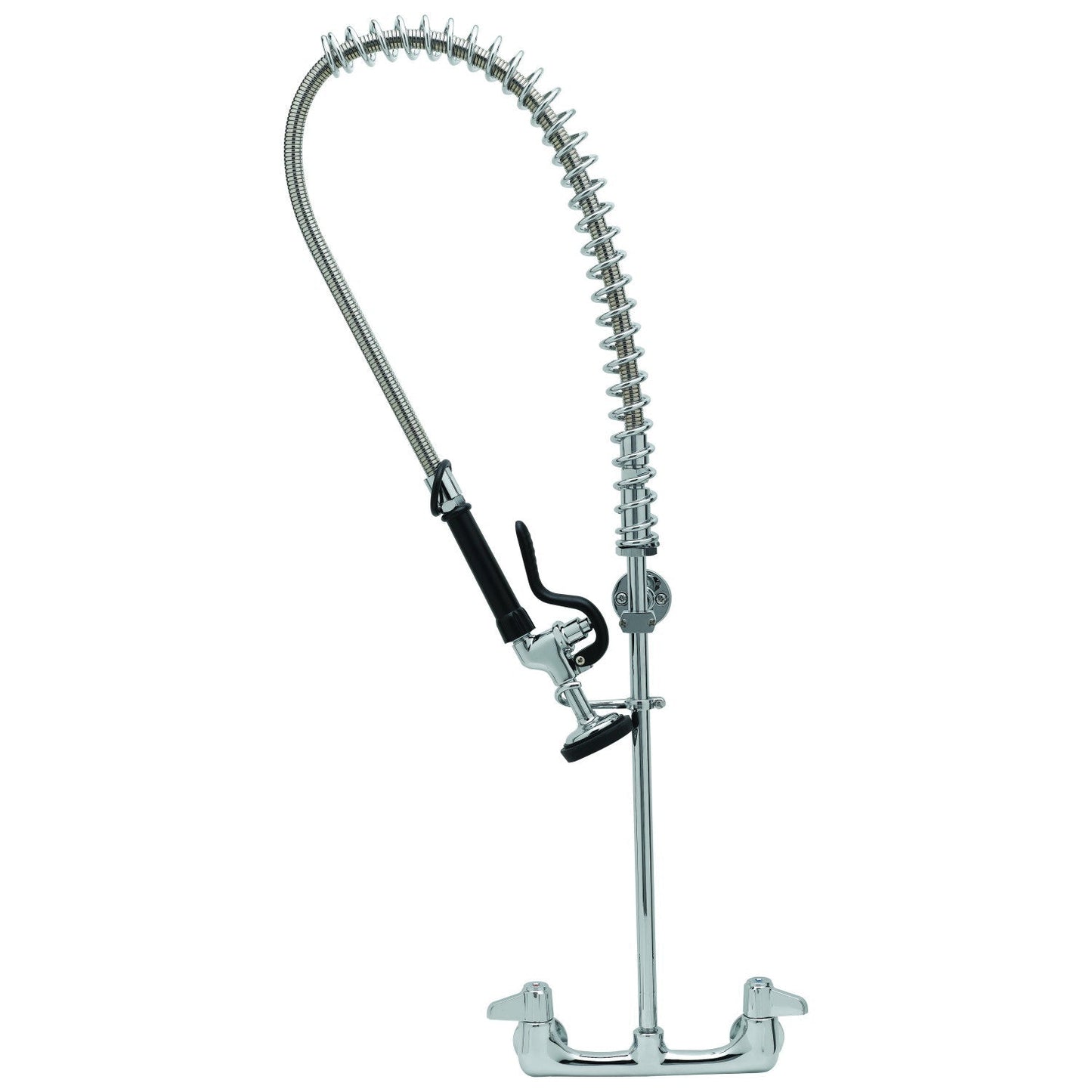 T&S Brass 5PR-8W00 Wall, Pre-Rinse, Mixing Faucet, Polished Chrome