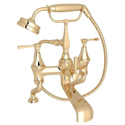 Perrin & Rowe U.3100 Deco Exposed Deck Mount Tub Filler