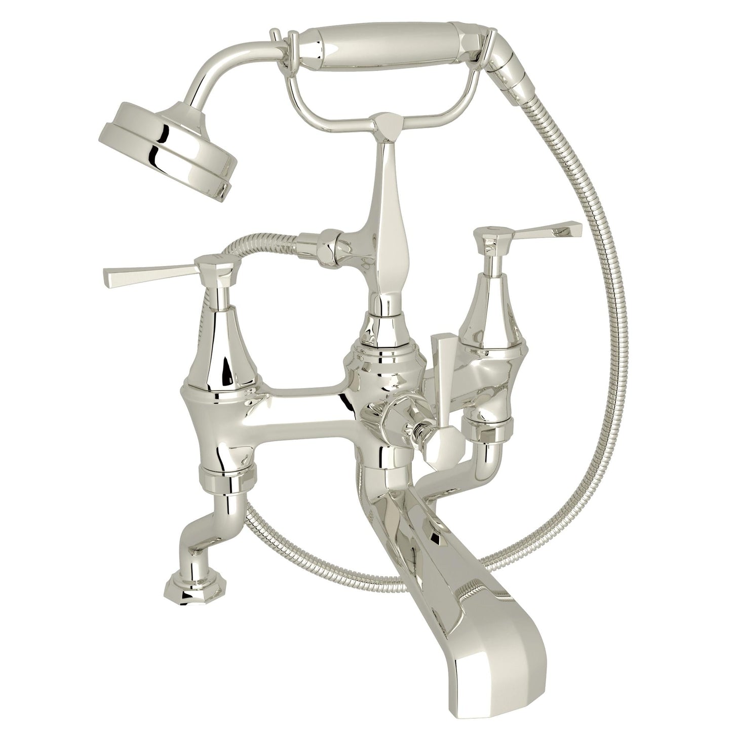 Perrin & Rowe U.3100 Deco Exposed Deck Mount Tub Filler