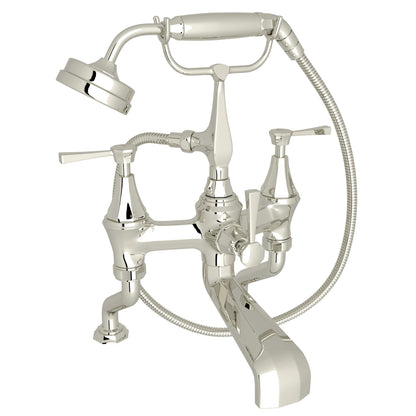 Perrin & Rowe U.3100 Deco Exposed Deck Mount Tub Filler