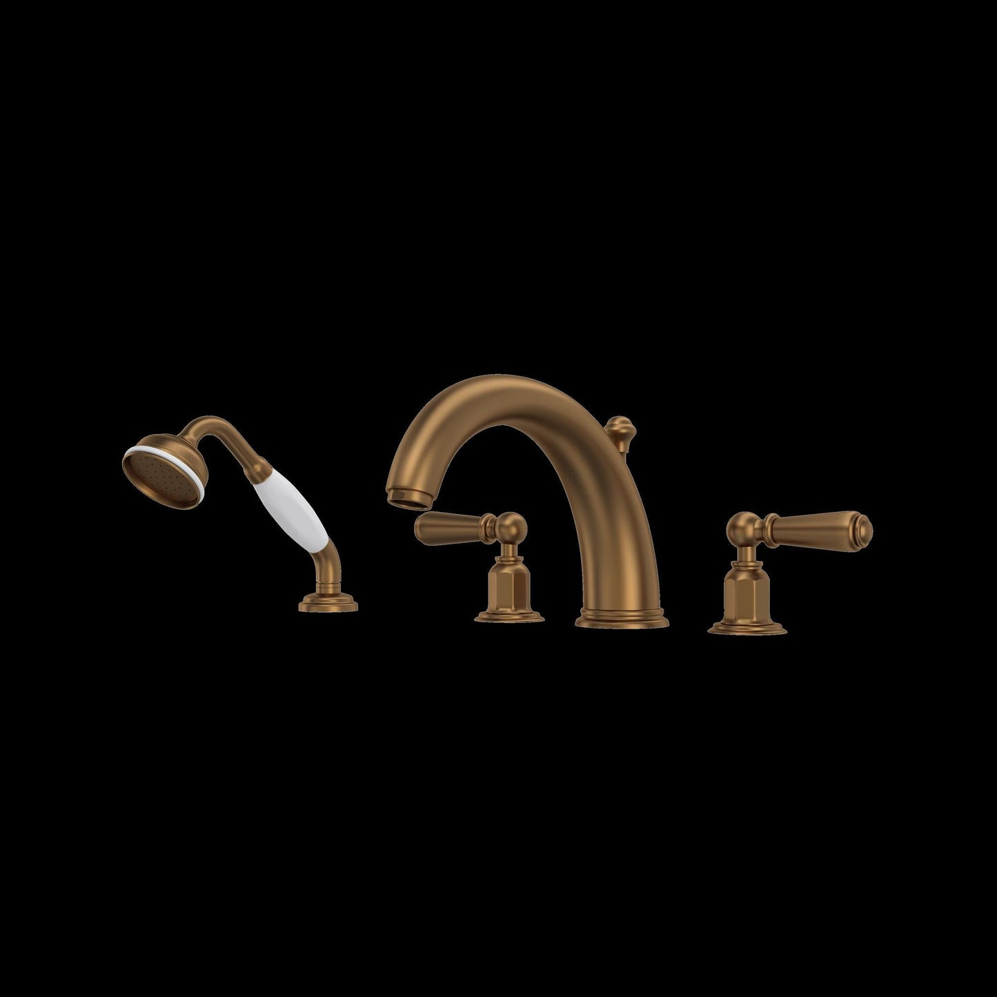 Perrin & Rowe U.3248 Edwardian 4-Hole Deck Mount Tub Filler