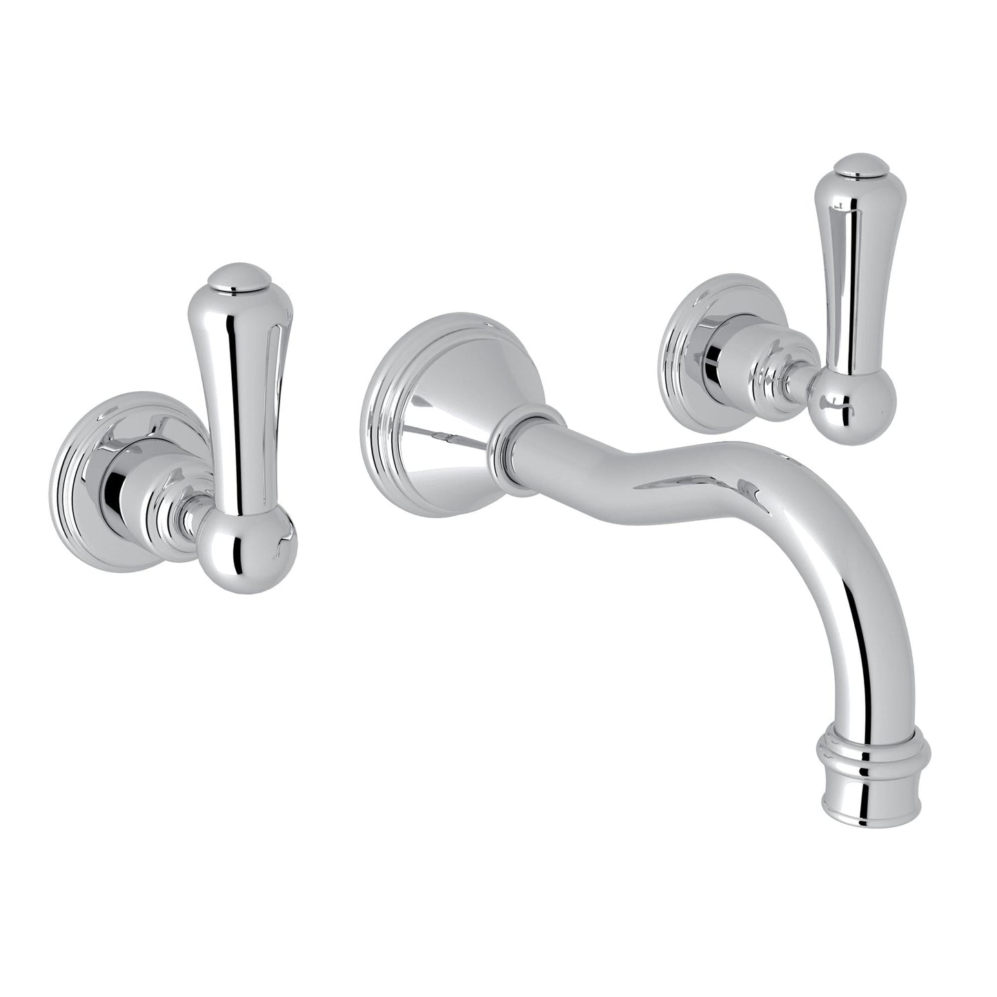 Perrin & Rowe U.3793 Georgian Era Wall Mount Lavatory Faucet
