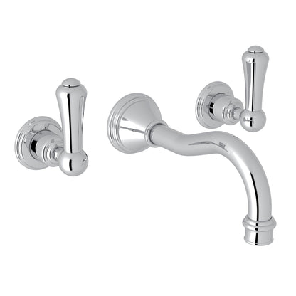 Perrin & Rowe U.3793 Georgian Era Wall Mount Lavatory Faucet