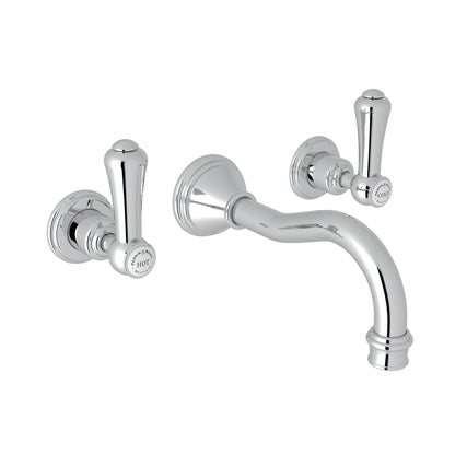 Perrin & Rowe U.3793 Georgian Era Wall Mount Lavatory Faucet