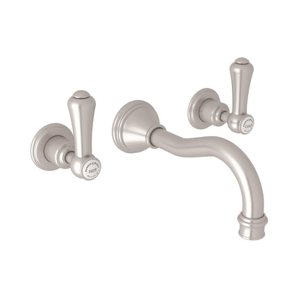 Perrin & Rowe U.3793 Georgian Era Wall Mount Lavatory Faucet