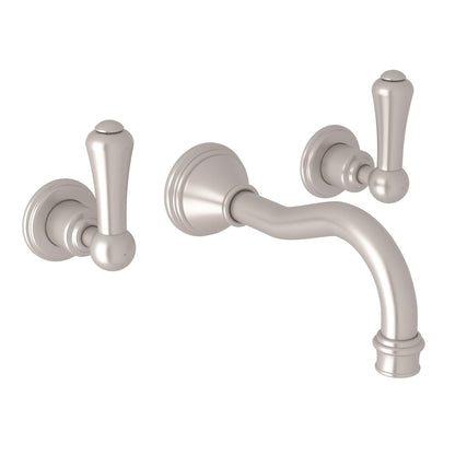 Perrin & Rowe U.3793 Georgian Era Wall Mount Lavatory Faucet