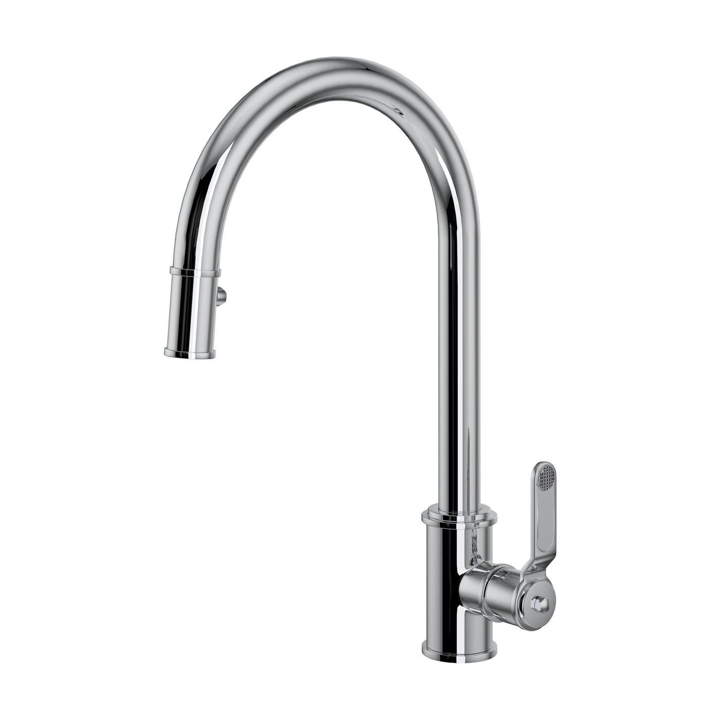 Perrin & Rowe U.4544 Armstrong Pull-Down Kitchen Faucet with C-Spout