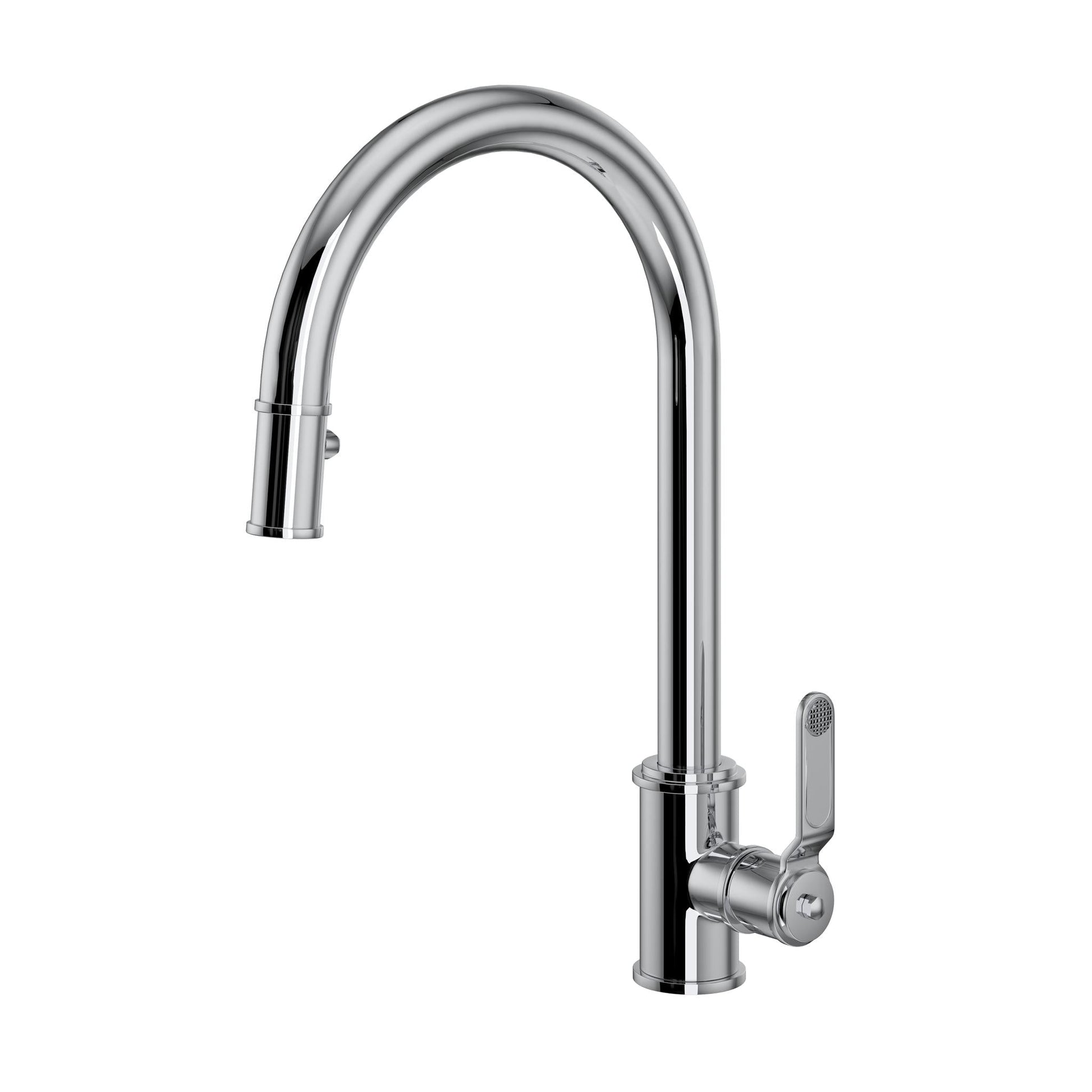 Perrin & Rowe U.4544 Armstrong Pull-Down Kitchen Faucet with C-Spout