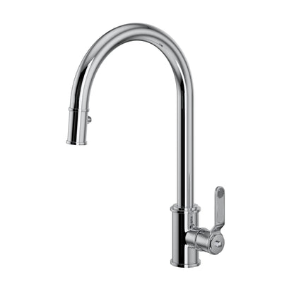 Perrin & Rowe U.4544 Armstrong Pull-Down Kitchen Faucet with C-Spout